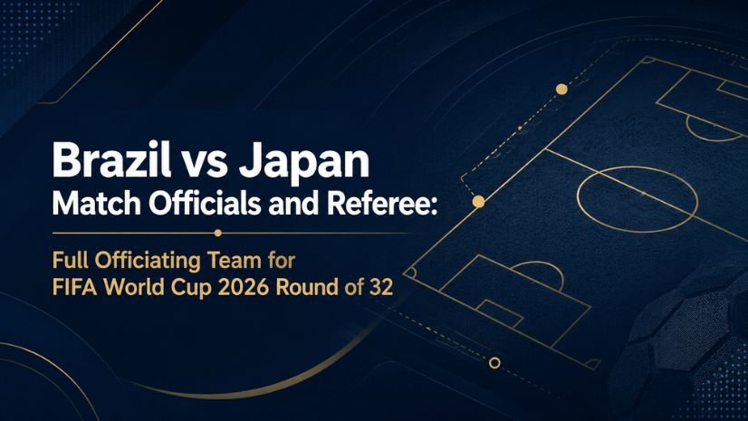 Brazil vs Japan Match Officials and Referee: Full Officiating Team for FIFA World Cup 2026 Round of 32