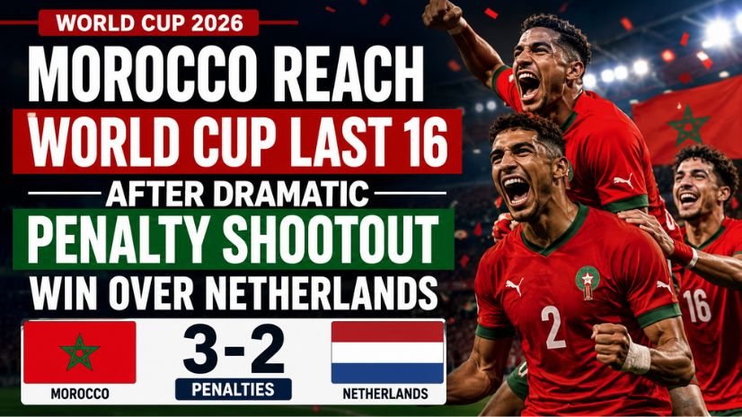 Morocco Reach World Cup Last 16 After Dramatic Penalty Shootout Win Over Netherlands