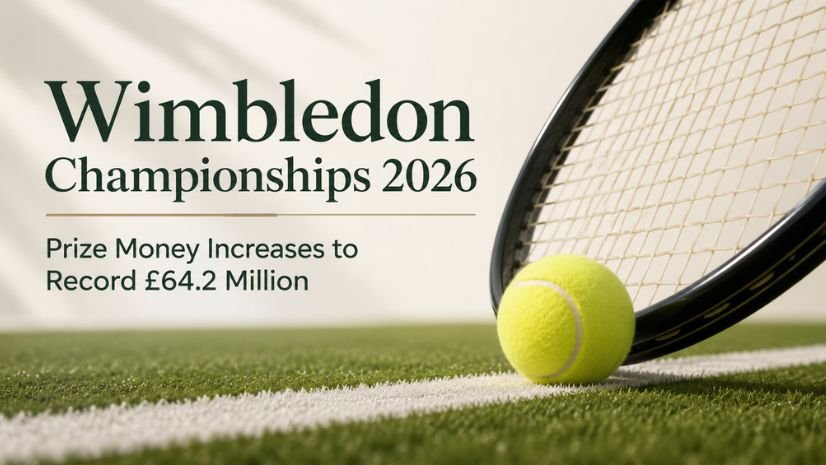 Wimbledon Championships 2026 Prize Money Increases to Record £64.2 Million